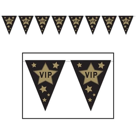 Beistle 57513 VIP Pennant Banner Pack Of 12